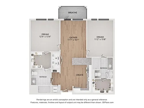 Floor plan F2A