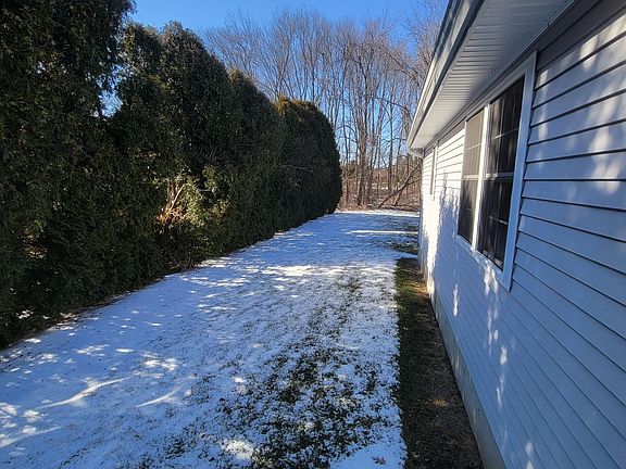 Entrance looking out towards large backyard.
