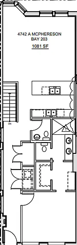 Floor plan 4742 McPherson