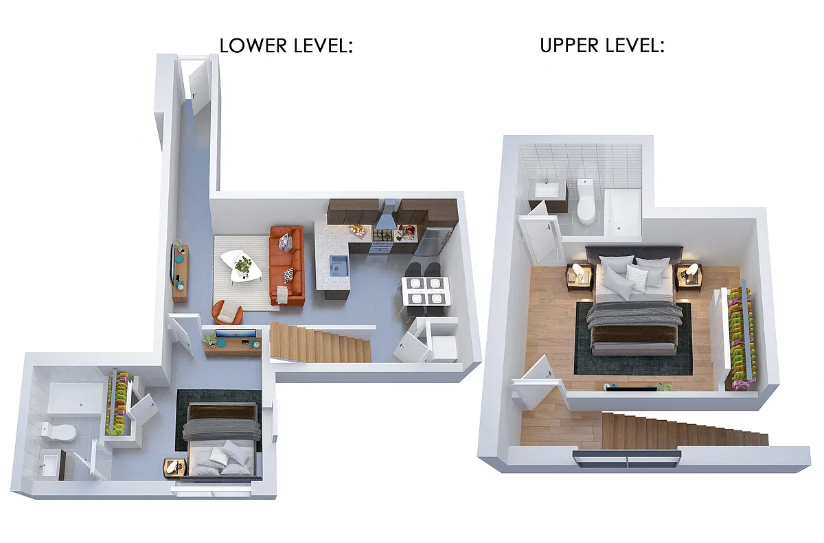 Floor plan Peanut Factory Flats 312
