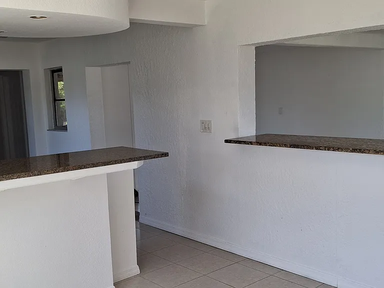 Entrance into kitchen