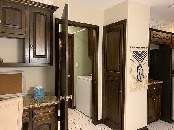 View from kitchen to utility