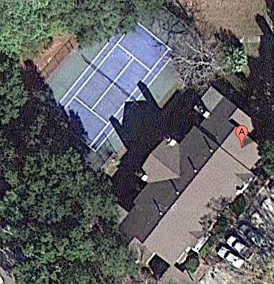 Condo overlooks Tennis court