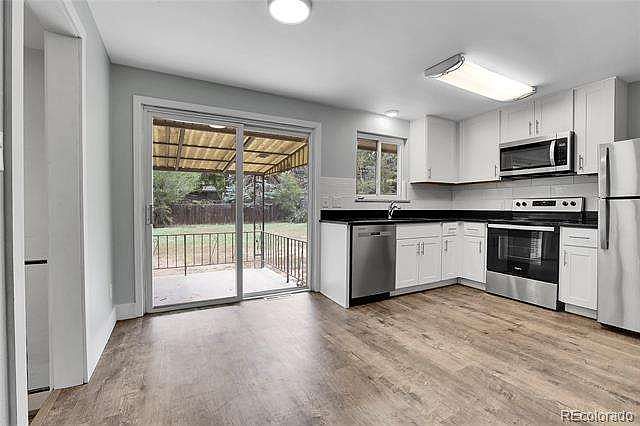 Kitchen and dining area