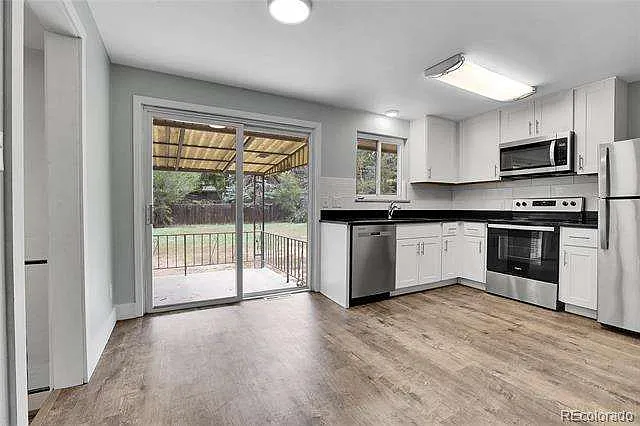 Kitchen and dining area