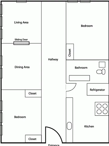 2BR/1BA Plus 2BR/1BA Plus