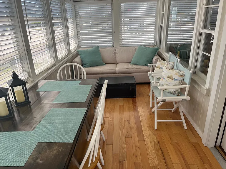 front porch off the living room