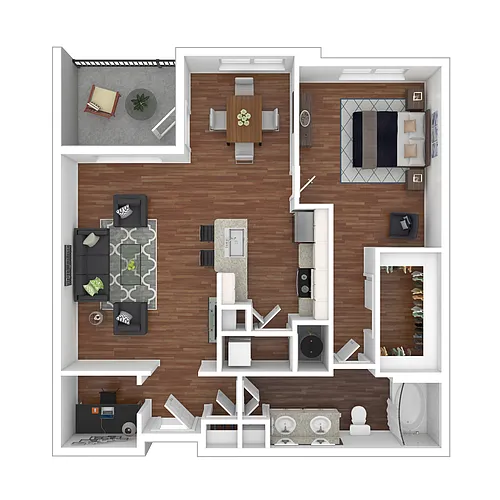 Floor plan The Cheeseman Park