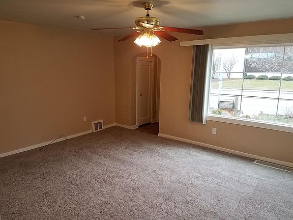 Living room with new carpet!