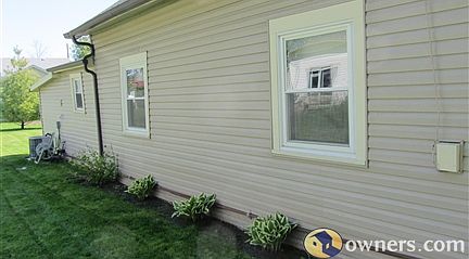 North side of house and side lawn