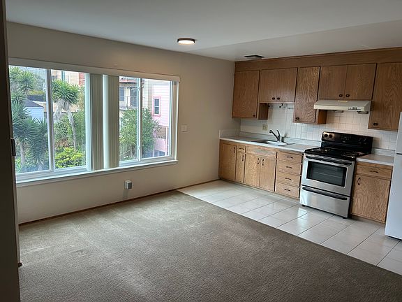 kitchen and living room