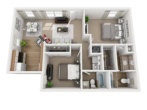 Floor plan 2 Bedroom