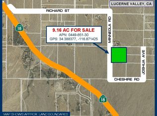 Minneola Rd, Lucerne valley, CA 92356