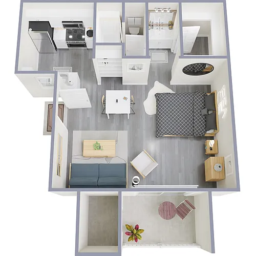 Floor plan S1 - Renovated