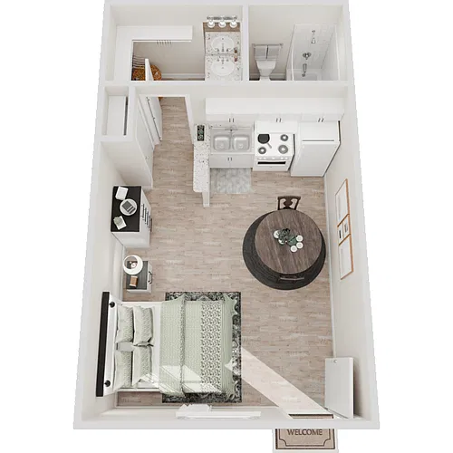 Floor plan Studio