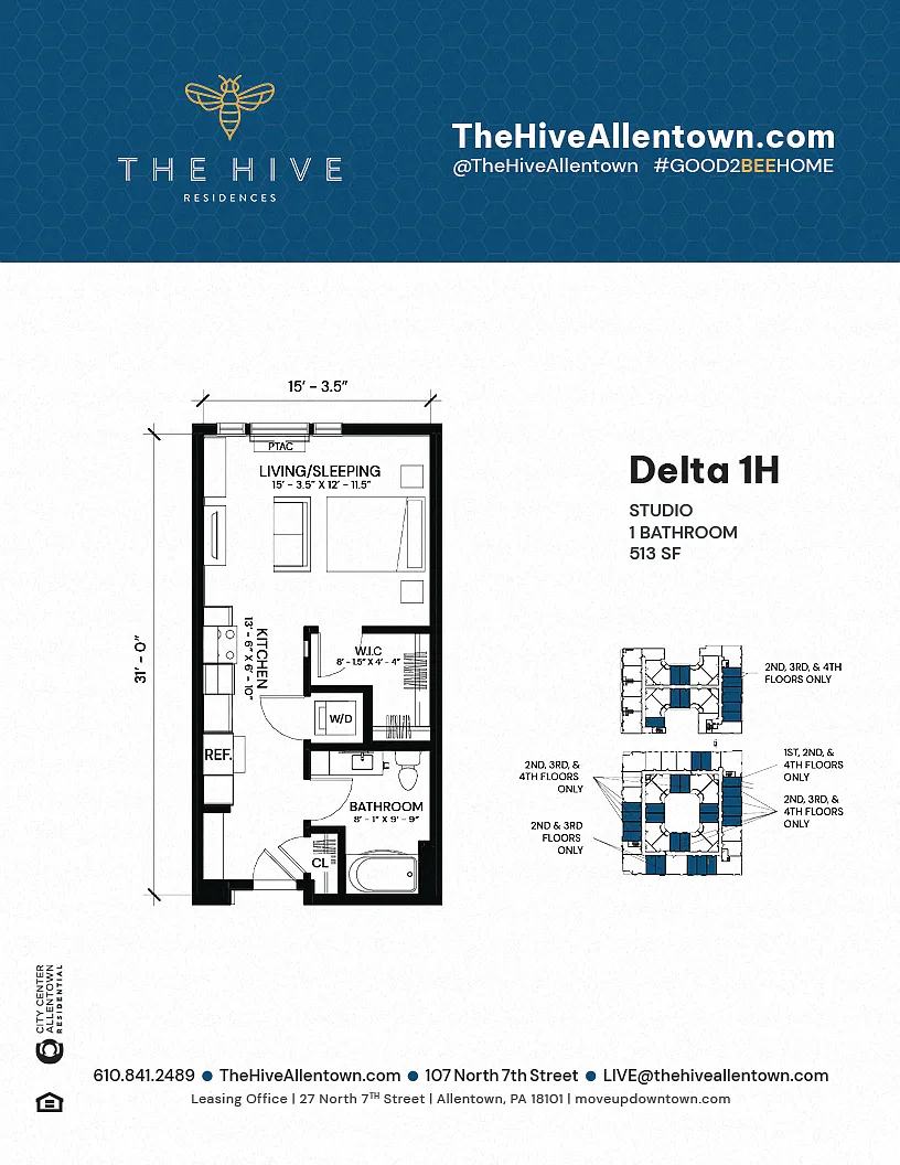 Floor plan Delta 1H
