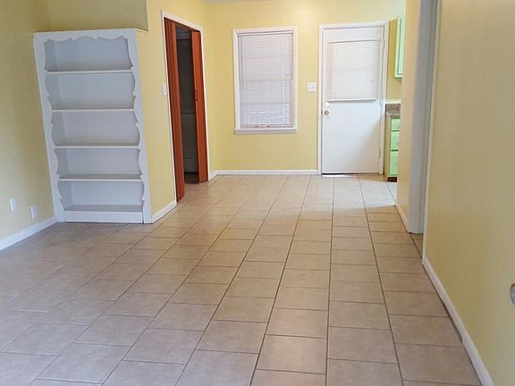 Living area and eat in kitchen