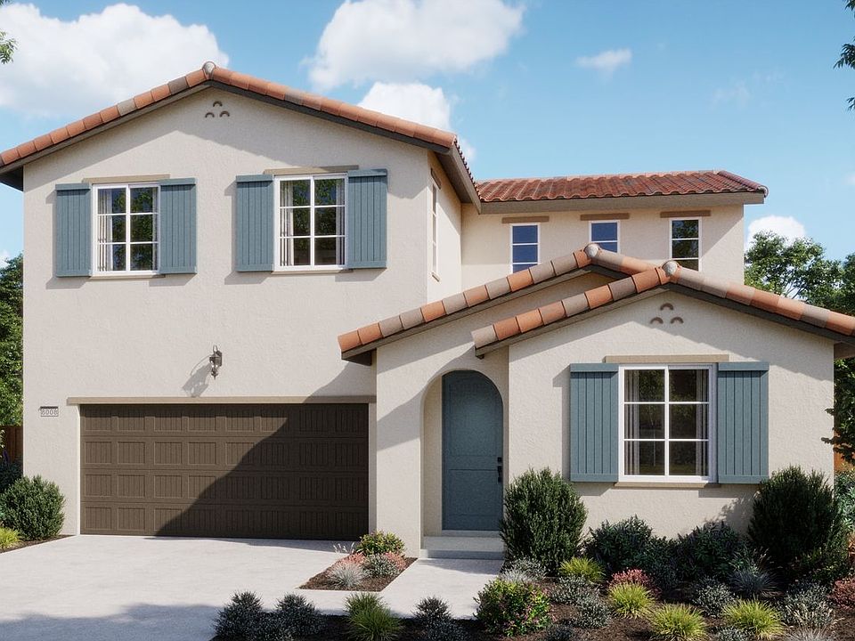 Chateaus at Natomas Landing Plan 4002 Elevation A Rendering