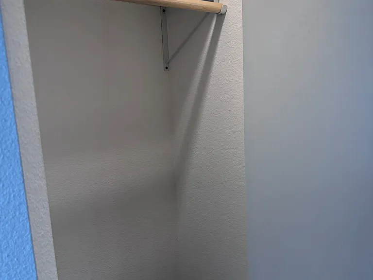 hall closet with light inside
