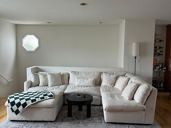 Spacious living room for entertaining