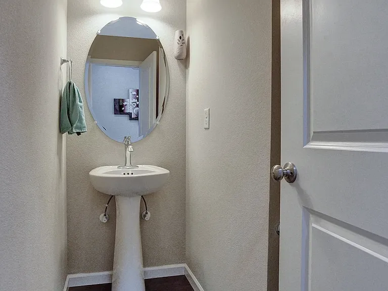 Downstairs half bathroom