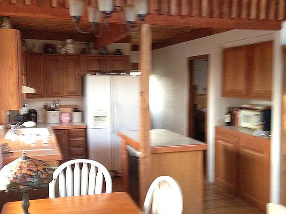 New cabinets and travertine