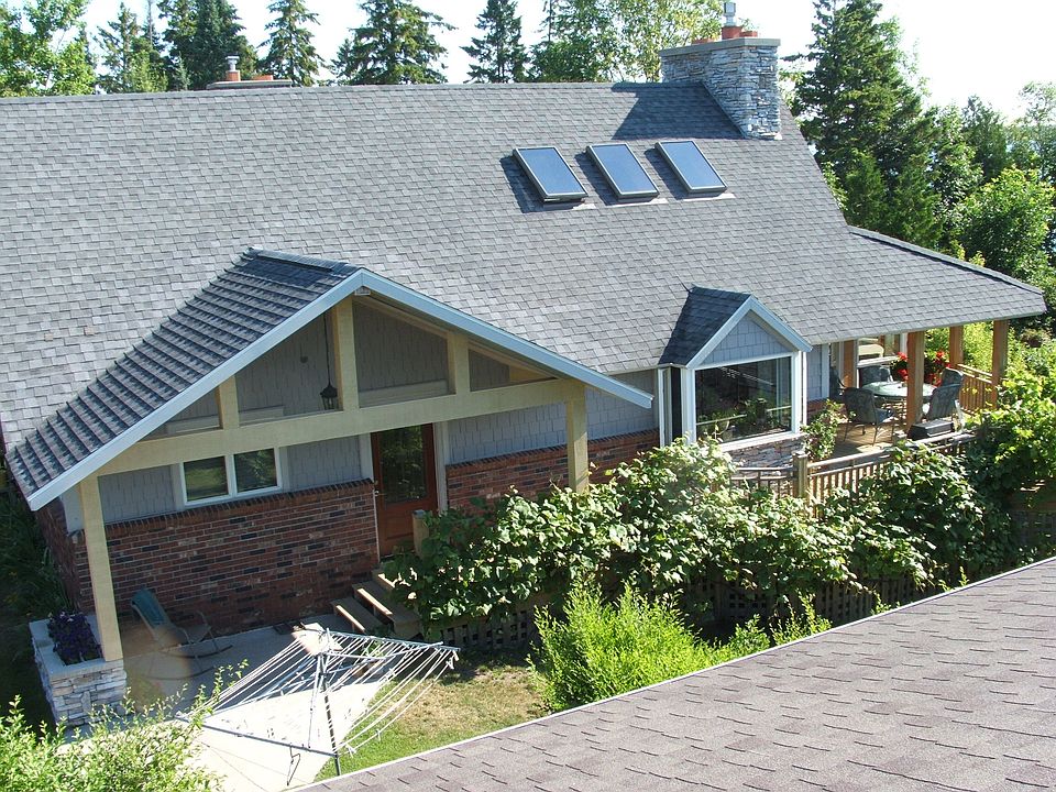 South side of home