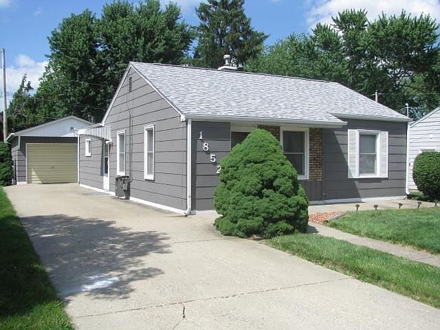 Front of house with garage