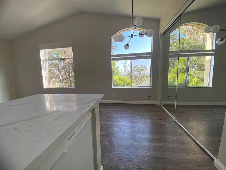 Dining room with natural lighting