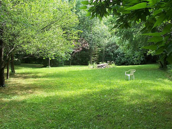 Property on the other side of stream