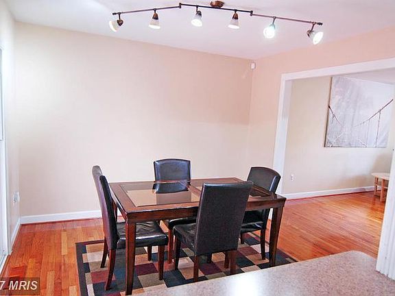 DINING ROOM with HARDWOOD FLOORS