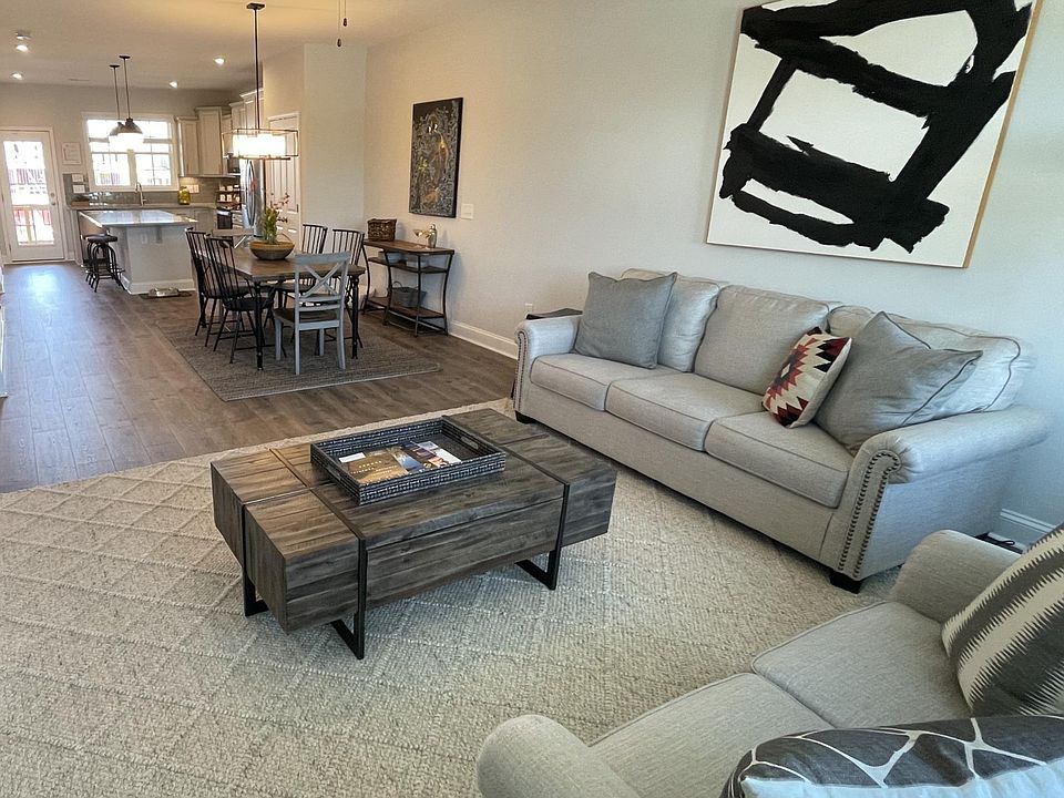 Open floor plan for Living and Dining space