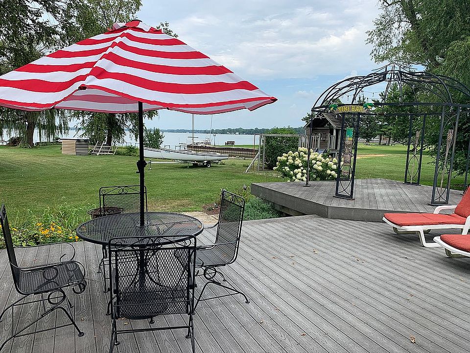 Lakeside deck