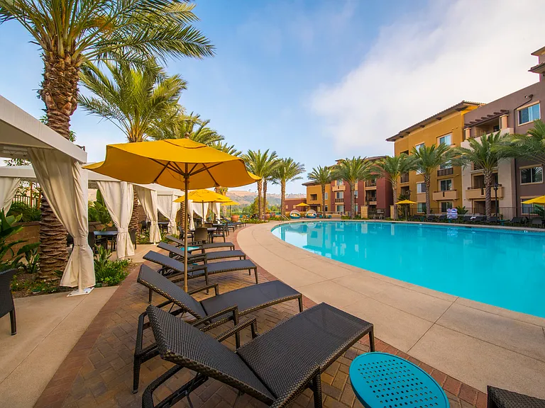 Pool Outdoor Day + Cabanas