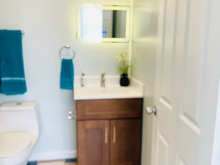 Partial remodeled bathroom