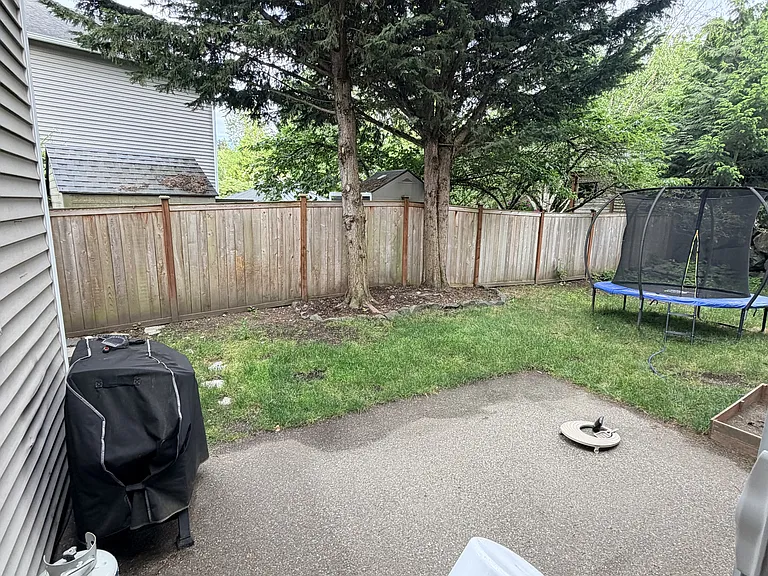 Backyard patio