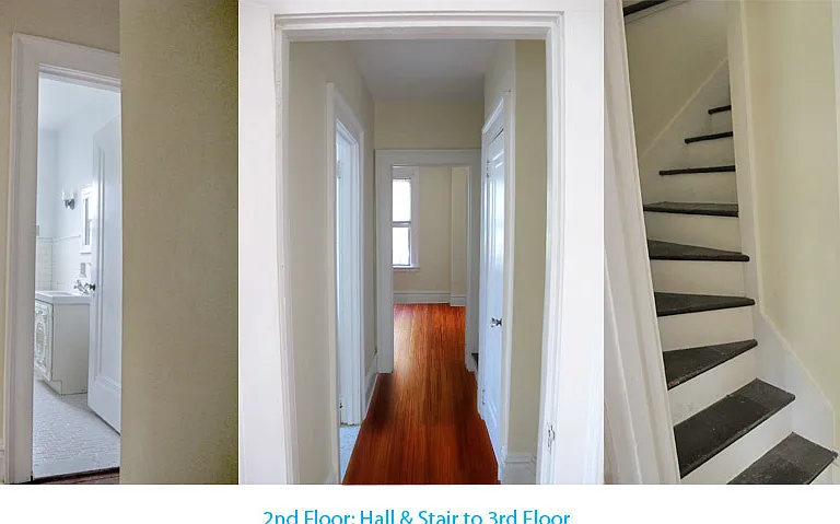 2nd Floor Hall & Stair to 3rd Floor