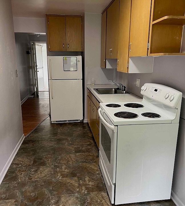 kitchen and hallway