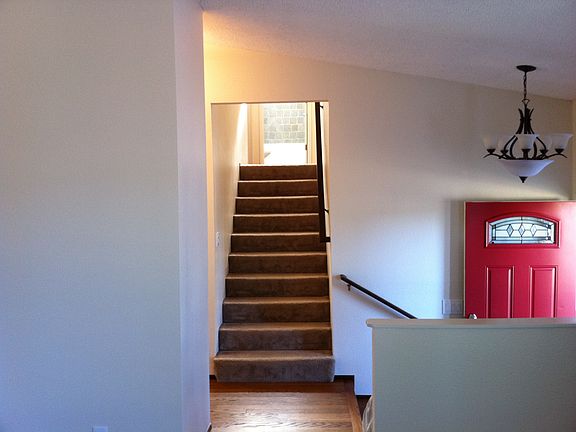 View of stairs from lvngroom