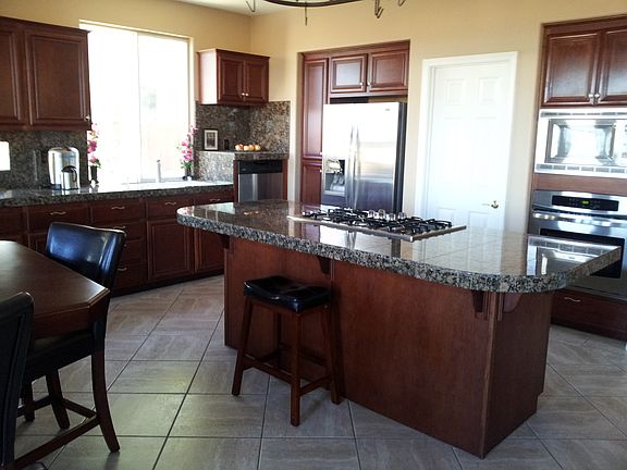 Open, flowing kitchen