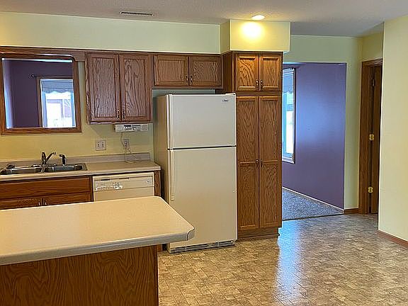 Kitchen View From Living Rm