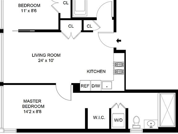 2nd image of 309 Ocean Pkwy #4F