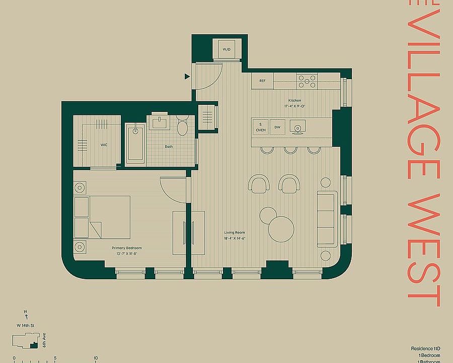 2nd image of 525 6th Ave #11D