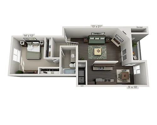 Floor plan A1E