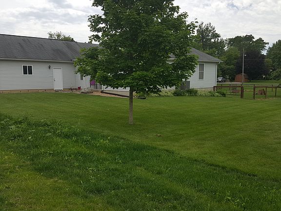 Large fenced in area