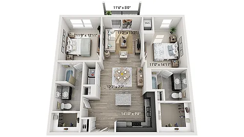 Floor plan B1