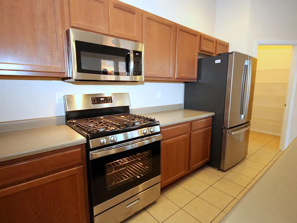 Brand new stainless-steel appliances
