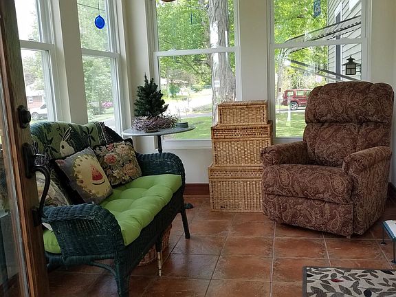 Tenant's enclosed porch entrance