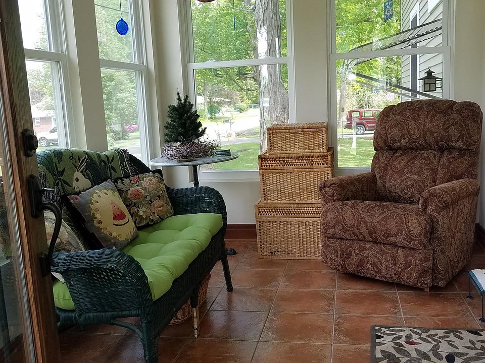 Tenant's enclosed porch entrance