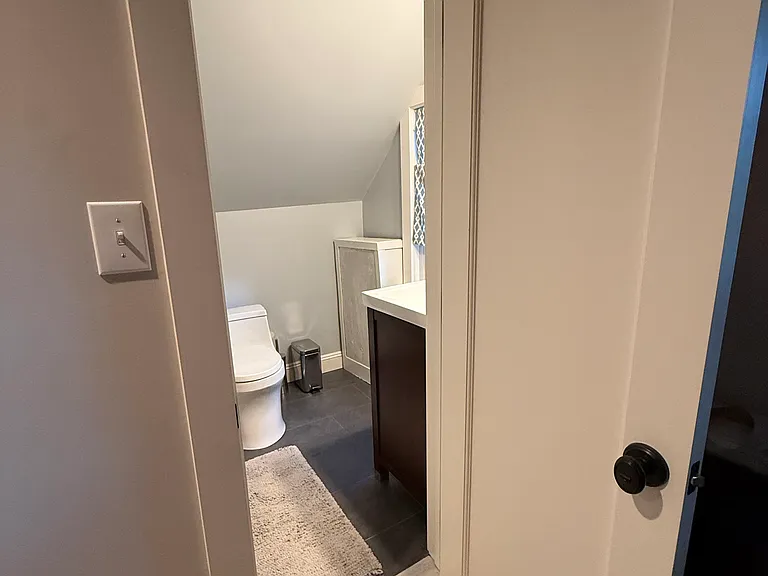 Attic bedroom with ensuite bath